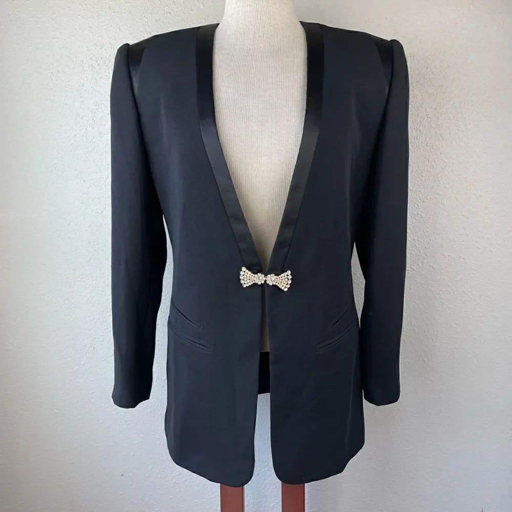 Drusilla de La Jaguar Tailored Dress Jacket Size L EUC